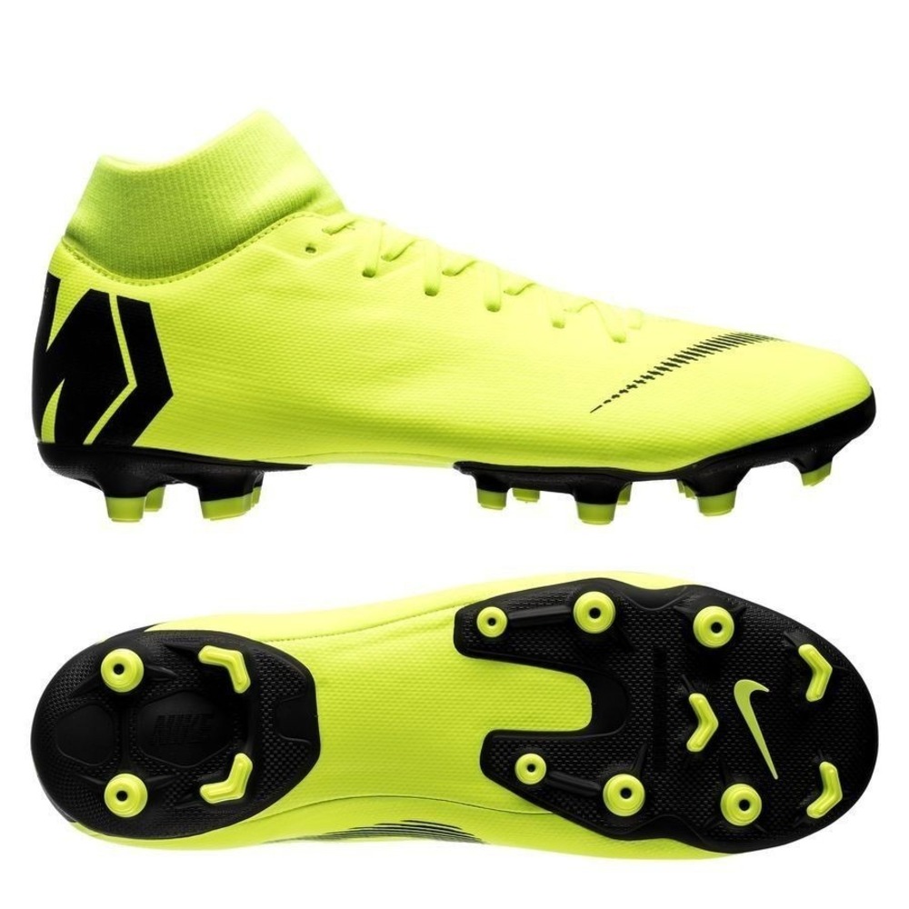 Nike Men's‎ SuperFly 6 Academy FG/MG Soccer Cleats, Volt/Black, Size 9.5 NEW